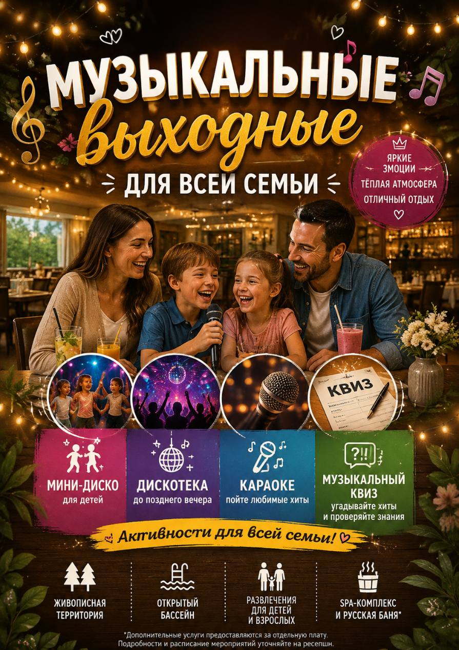 Музыкальные выходные для всей семьи