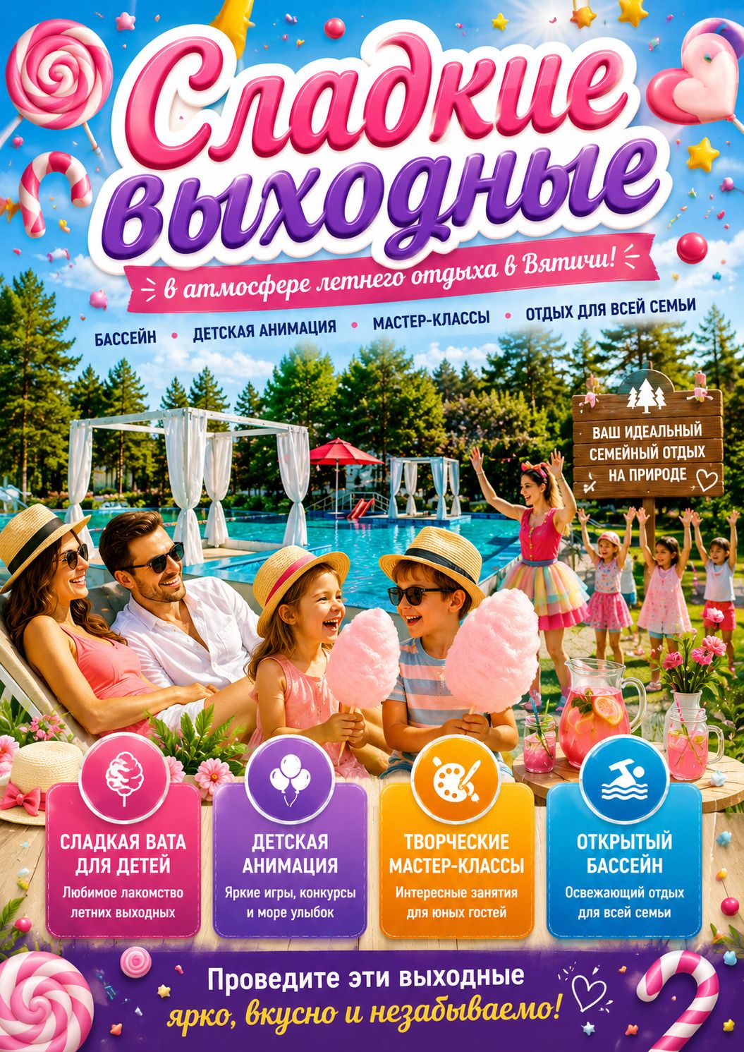 Сладкие выходные в Вятичи