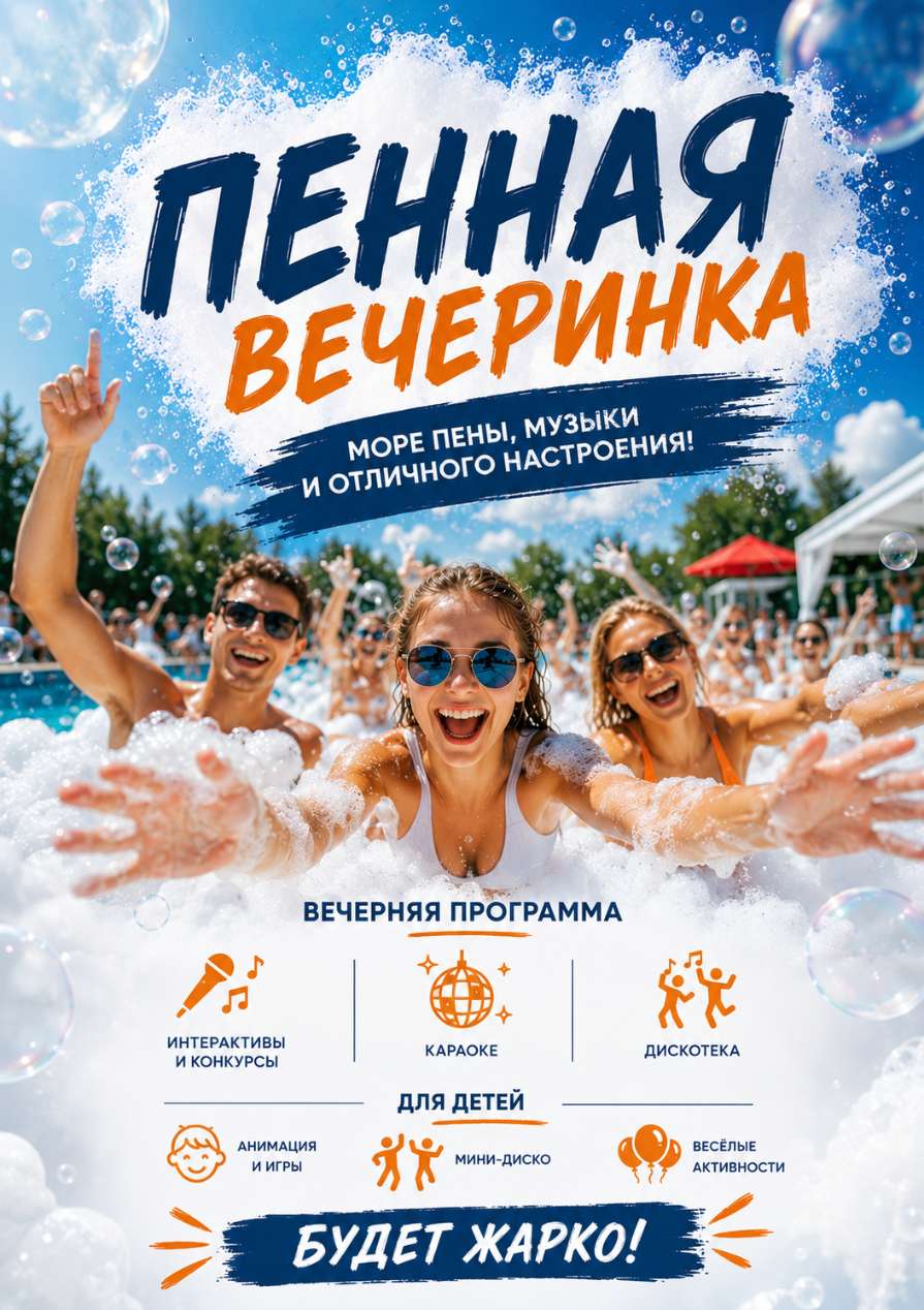 Пенная вечеринка в Вятичи